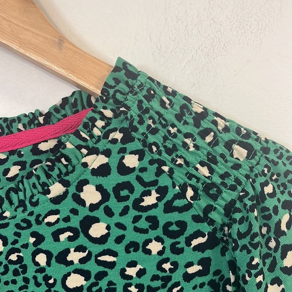 JOULES Green Cecily Shirred Shoulder Blouse - Picture 7 of 10